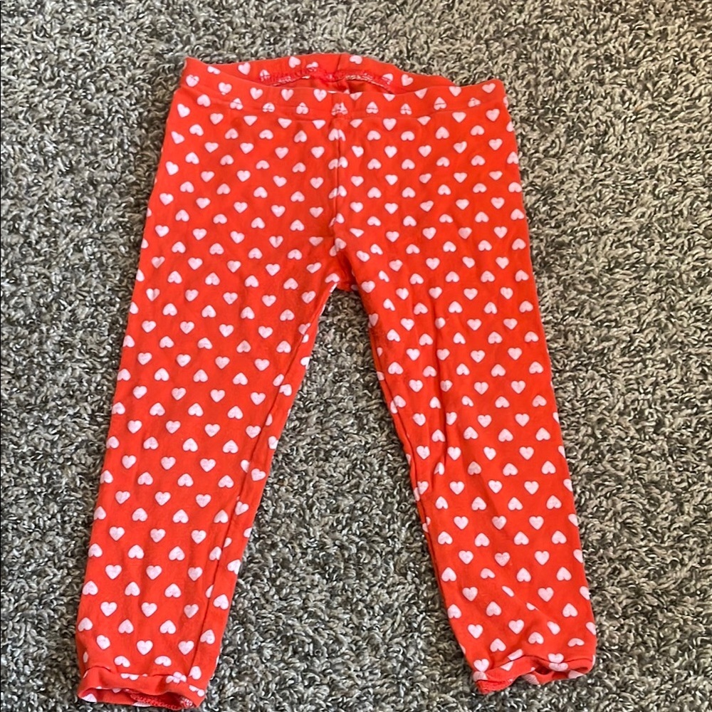 Circo Lime Green Tank Top and Carters Red Heart Girls Leggings - Picture 6 of 9